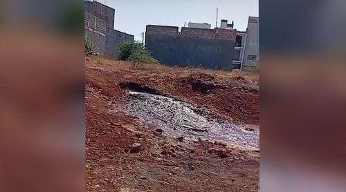 Escavação provoca vazamento de água na localidade de Achada Grande Trás na Praia