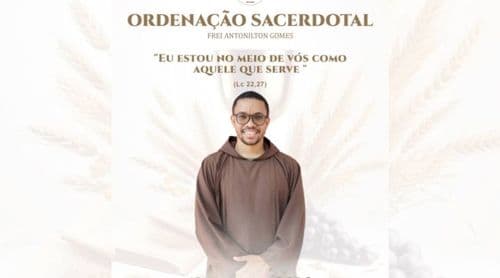 Fogo: Frei Antonilton de Pina Gomes recebe ordenação sacerdotal no domingo 