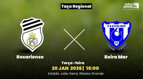 Futebol/Santo Antão Norte: Beira Mar e Rosariense disputam última vaga nas meias-finais da Taça Regional
