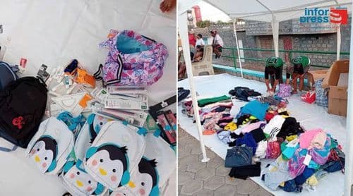 Ano Lectivo/Porto Novo: Associação Bord Ferr cumpre tradição de apoiar famílias carenciadas com materiais escolares e donativos