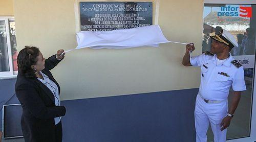 Ministra da Defesa enaltece avanços no serviço de saúde militar com inauguração de centro de saúde 
