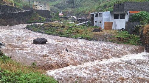 São Nicolau: Chuva intensa provoca danos nas zonas de Ribeira Prata e Fragata no município do Tarrafal