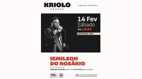Portugal: CCCV recebe Iemilson do Rosário em concerto intimista no âmbito do projecto “Kriolo Sounds”