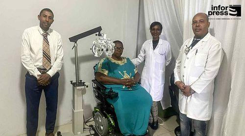 Brava: L'hôpital effectue des visites ophtalmologiques grâce à du matériel offert par l'Église de Jésus-Christ