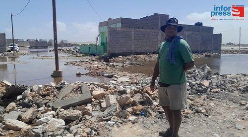 Boa Vista: Morador de Rotchinha denuncia obstrução de acesso à habitação causada por obras camarárias 