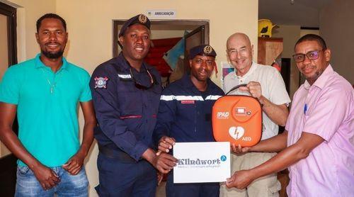 Boa Vista: Empresa alemã apoia bombeiros da ilha com doação de equipamentos