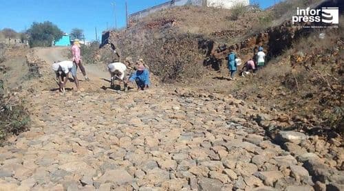 Porto Novo/Planalto Norte: Estrada Aldeia-Chã de Cruz recebe trabalhos de recuperação