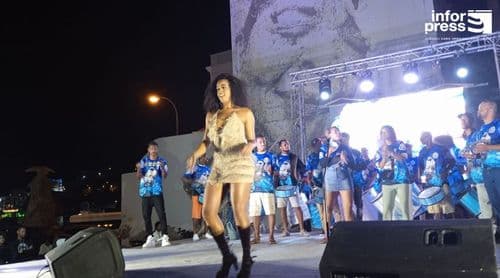 São Vicente: Estrela do Mar apresenta rainha de bateria e critica LIGOC-SV por alegada falta de ajuda aos grupos