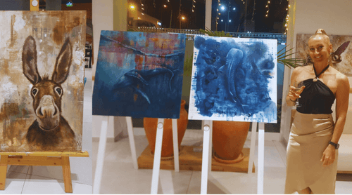 Boa Vista: Artista Olga Gutek com exposição que mescla mar, cultura e gente da ilha