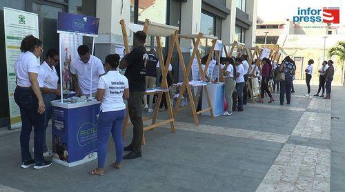 Sal: Centro de Saúde de Santa Maria brinda munícipes com feira das instituições para aumentar conhecimento sobre serviços prestados