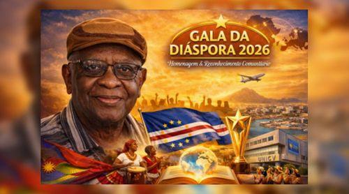 Praia: Gala da Diáspora 2026 reconhece líderes comunitários e homenageia Honório Fragata