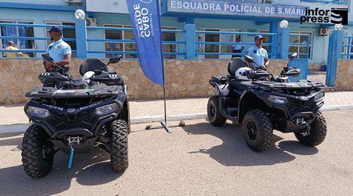 Ilha do Sal: Polícia Nacional reforçada com moto-quatro para melhorar segurança nas praias de Santa Maria