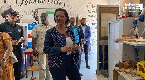 Ministra da Justiça destaca avanços na humanização e requalificação da Cadeia Central da Praia
