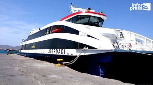 Navio Liberdadi sofre nova avaria técnica e falha regresso às ligações no Sotavento