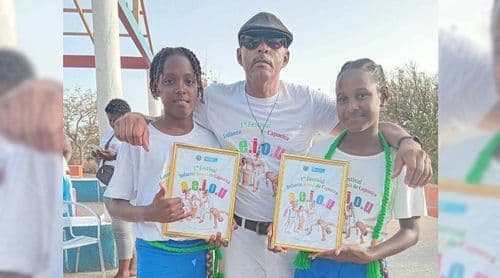 São Filipe: Irmãos Márcio e Márcia distinguidos em Festival Infanto Juvenil de Capoeira recebidos pela edilidade