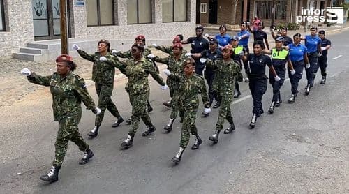 Ilha do Sal: Comando da Segunda Região Militar assinala Dia da Mulher com marcha e simulação de protecção civil