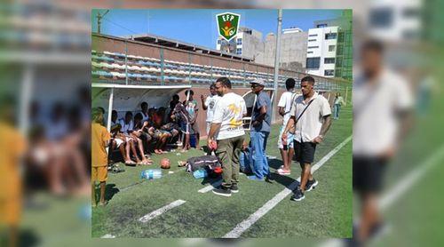 Internacional Márcio da Rosa inspira jovens na Escola de Futebol Pensamento