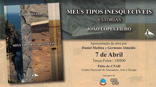 São Vicente: CNAD recebe lançamento de “Meus Tipos Inesquecíveis” de João Lopes Filho