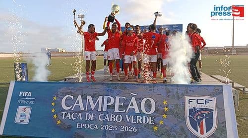 Futebol: Mindelense vence Grémio de Nhagar e conquista a Taça de Cabo Verde no Estádio Marcelo Leitão