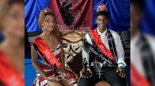 São Vicente: Camila Brito e Carlos Santos vencem Miss & Mister EICM com holofotes sobre independência nacional