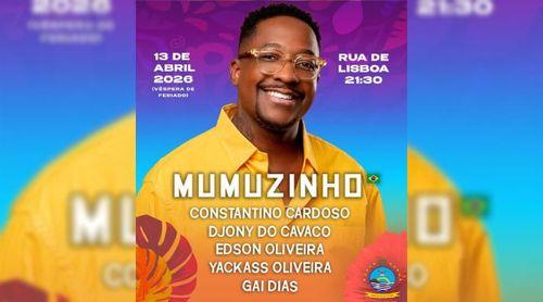 São Vicente: Brazilian singer Mumuzinho performs at a musical show celebrating Mindelo City Day