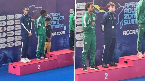   Natação: Cabo Verde conquista duas medalhas de prata no Campeonato Africano em Gana