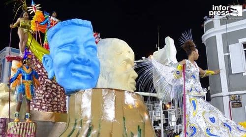 São Vicente: Ministro da Cultura visita estaleiros dos grupos carnavalescos para se inteirar dos trabalhos