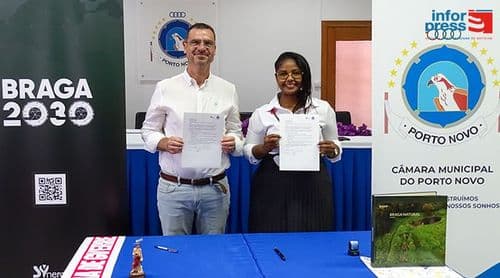 Porto Novo é a primeira cidade estrangeira a associar-se ao Projecto Braga 20230