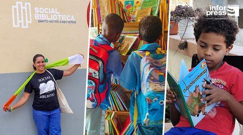 Santo Antão: Jovem transforma corredor da casa em Social Biblioteca por conta da paixão pelos livros 