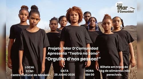 São Vicente: Peça “Teatro na Zona – Orgulho d’nos pessoa!” leva voz de crianças de Salamansa ao Centro Cultural do Mindelo