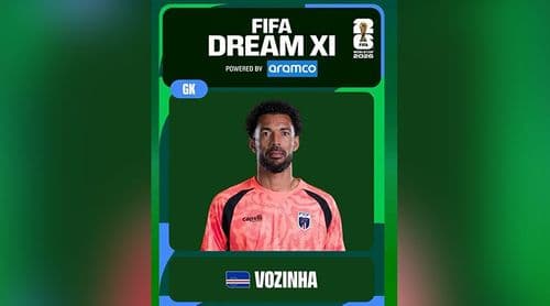 Futebol:  Vozinha eleito pelos adeptos para o onze ideal do Mundial 2026