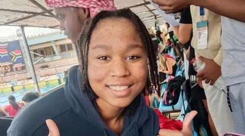Willina Jules-Marthe conquista medalha de prata no 16.º Campeonato Africano Júnior de Natação