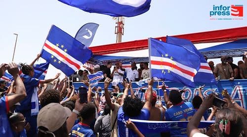 Mundial2026: Tubarões Azuis regressam ao país entre aplausos e prometem continuar a elevar o nome de Cabo Verde