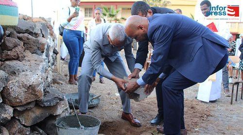 São Nicolau: PR at the launch of the construction of the square and park in Estância de Brás