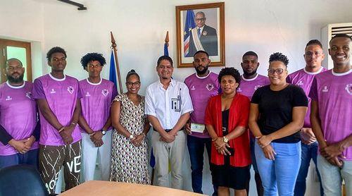 São Nicolau: Câmara Municipal do Tarrafal recebe equipa campeã regional de andebol
