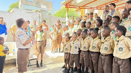 Dirigentes escutistas de Santiago e Maio participam em formação no Tarrafal