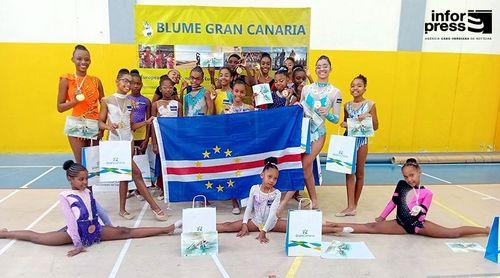 São Vicente: Ginastas conquistam 14 medalhas em torneio internacional nas Canárias