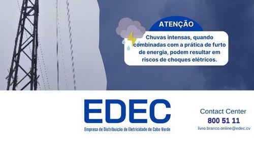 Praia: EDEC lamenta morte de segunda vítima por electrocussão devido ao roubo de energia