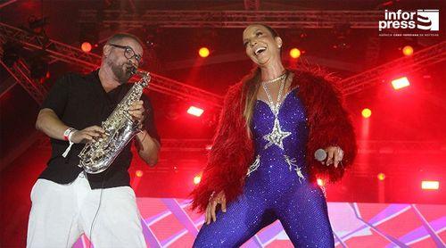 Baía das Gatas/40 Anos: Ivete Sangalo declara-se a São Vicente, “levanta a poeira” e promete voltar mais vezes