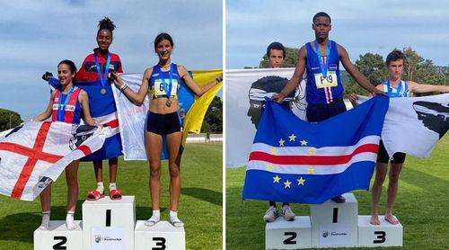 Jogos das Ilhas: Marina Delgado e Sandro Lopes conquistam medalhas de ouro nos 3000 metros e salto em altura