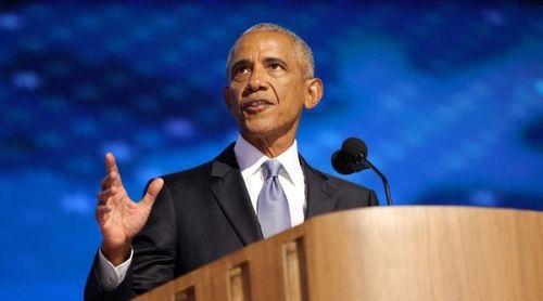 “Sim, ela pode”, diz Barack Obama em discurso muito aplaudido sobre Kamala Harris