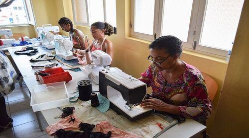 São Vicente: OMCV inicia formação em técnicas de produção de lingerie