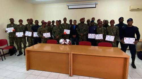 Ilha do Sal: Comando da 2ª Região Militar termina com sucesso formação em arbitragem de futebol