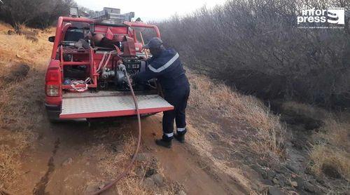 Santo Antão/Planalto Leste: Perímetro florestal continua a ser fustigado por vários incêndios – bombeiros sem descanso