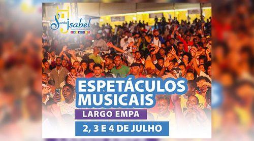 Boa Vista: Câmara Municipal anuncia três dias de espetáculos para as festas do Município e Santa Isabel 2024