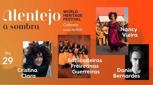 Portugal e Cabo Verde no encontro de culturas no Alentejo World Heritage Festival com concerto, gastronomia e artesanato