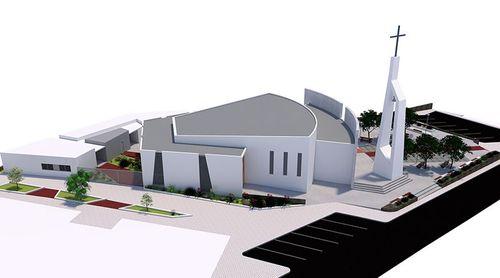 Porto Novo: Iniciadas obras da igreja matriz com envolvimento da comunidade católica