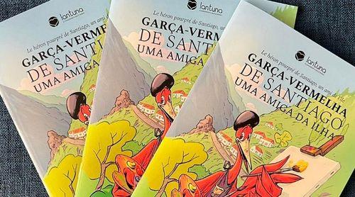 Livro “Garça Vermelha de Santiago – Uma Ameaça da Ilha” alerta para preservação da espécie em vias de extinção