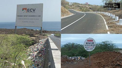 Fogo: Câmara de São Filipe estabelece parceria para combater depósito de lixo e escombros na berma das estradas