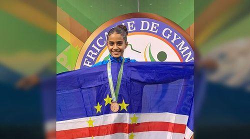 Carolina Matos conquista medalha de bronze no Campeonato Africano de Ginástica no Egipto